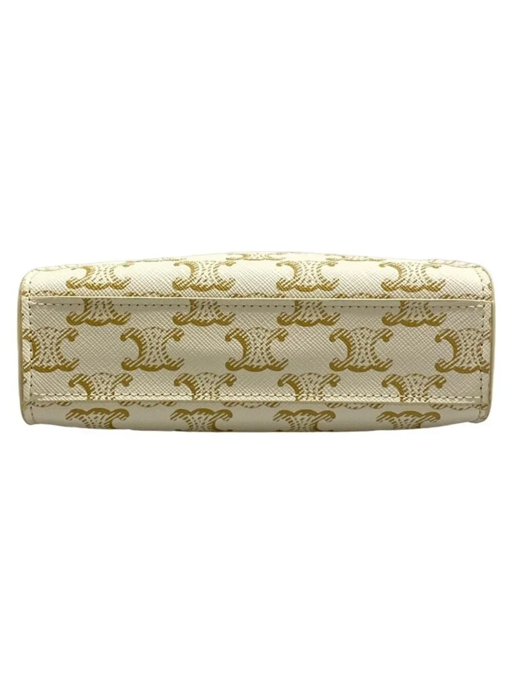 Celine Tote Mini Vertical Cover Ivory Brown
